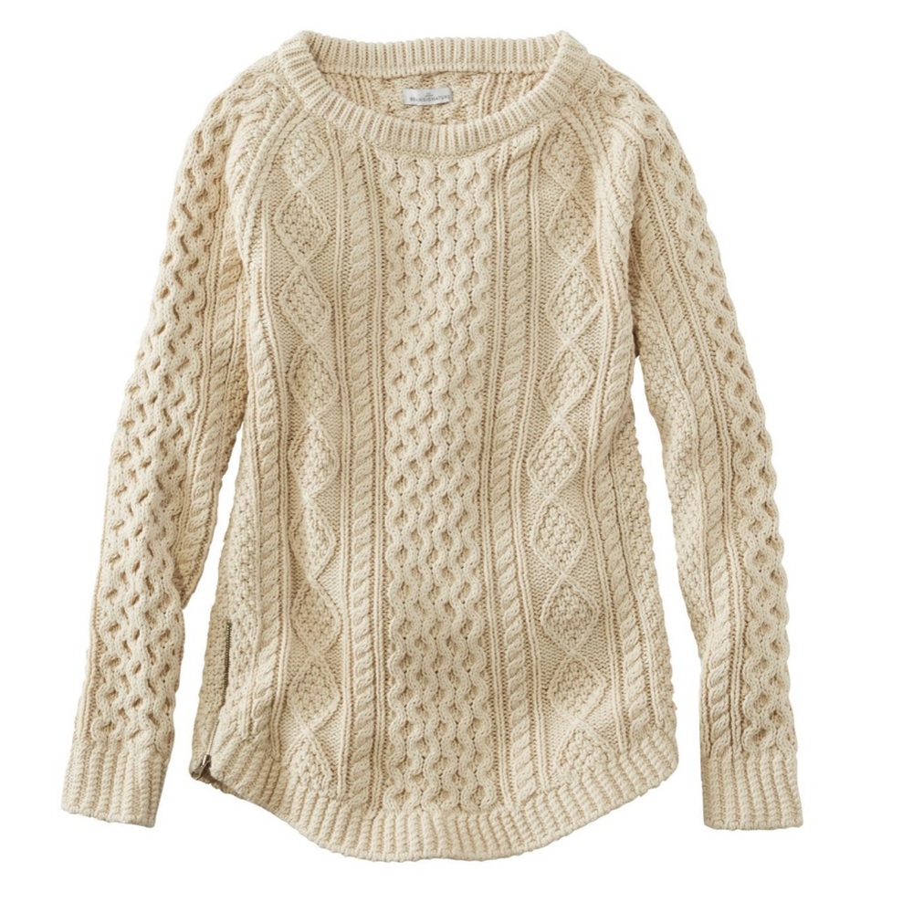 L.L. Bean Women’s Signature Cotton Fisherman Tunic Sweater